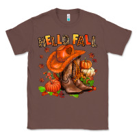 Chestnut hello fall pumpkins  cowgirl  and roses Classic Tee - AdoDesignShop