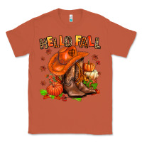 Copper hello fall pumpkins  cowgirl  and roses Classic Tee - AdoDesignShop