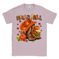 Lilac hello fall pumpkins  cowgirl  and roses Classic Tee - AdoDesignShop