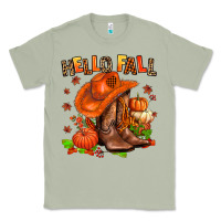 Matcha hello fall pumpkins  cowgirl  and roses Classic Tee - AdoDesignShop