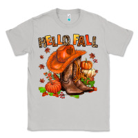 Moon Dust hello fall pumpkins  cowgirl  and roses Classic Tee - AdoDesignShop