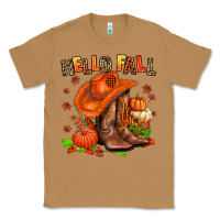 Toasted Coconut hello fall pumpkins  cowgirl  and roses Classic Tee - AdoDesignShop