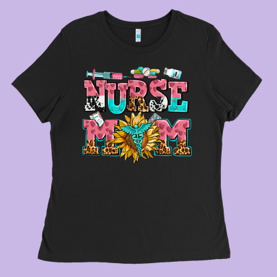 Nurse Mom Ladies Tee Designed By Adodesignshop