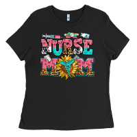 Black nurse mom Ladies Tee - AdoDesignShop
