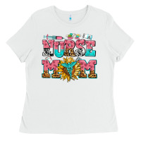 White nurse mom Ladies Tee - AdoDesignShop