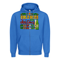 True Royal cold beer and christmas cheer with beer bottles Zipper Hoodie - AdoDesignShop