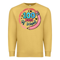 Antique Gold happy 100 days of school Premium Sweatshirt - MaliasSmallBusiness