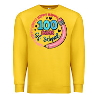 Lemon happy 100 days of school Premium Sweatshirt - MaliasSmallBusiness