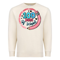 Sandshell happy 100 days of school Premium Sweatshirt - MaliasSmallBusiness