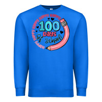 True Royal happy 100 days of school Premium Sweatshirt - MaliasSmallBusiness