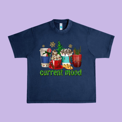 Coffee Cups Current Mood Urban Heavy Tee Designed By Texasbilliewilder