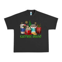 Pigment Black coffee cups current mood Urban Heavy Tee - texasbilliewilder