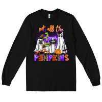 Black pet all the pupkins Long Sleeve Tee - AdoDesignShop
