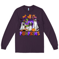 Plum pet all the pupkins Long Sleeve Tee - AdoDesignShop