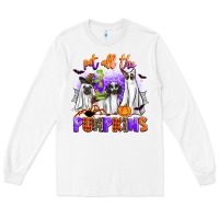 White pet all the pupkins Long Sleeve Tee - AdoDesignShop