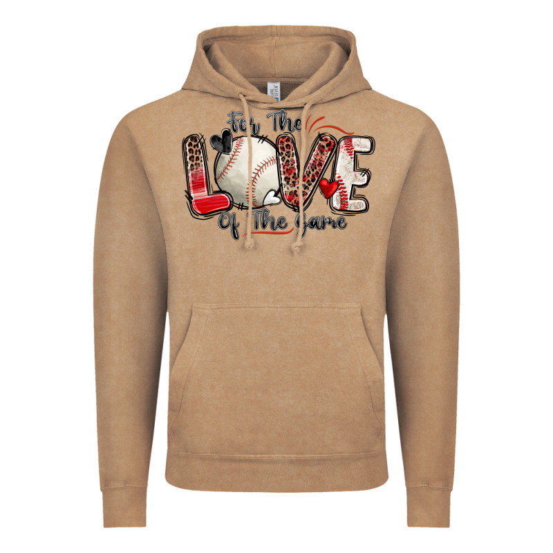 For The Love Of The Game Baseball Vintage Hoodie by Zillion Design Studio | Teevron