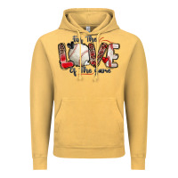 Vintage Mustard for the love of the game baseball Vintage Hoodie - Zillion Design Studio