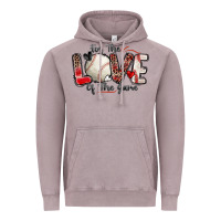 Vintage Zinc for the love of the game baseball Vintage Hoodie - Zillion Design Studio