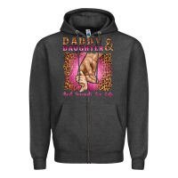 Charcoal Heather daddy and daughter best friends for life Zipper Hoodie - Artiststas