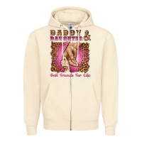 Sandshell daddy and daughter best friends for life Zipper Hoodie - Artiststas