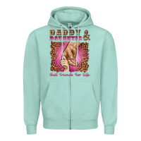 Seafoam daddy and daughter best friends for life Zipper Hoodie - Artiststas