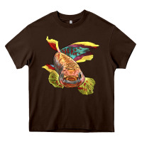 Chocolate Brown Killifish Heavy Core Tee - LillyAllenDesigns