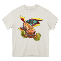 Cream Killifish Heavy Core Tee - LillyAllenDesigns