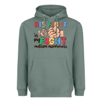 Sage his fight is my fight autism awareness Heavyweight Hoodie - MaliasSmallBusiness