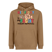 Toasted Coconut his fight is my fight autism awareness Heavyweight Hoodie - MaliasSmallBusiness