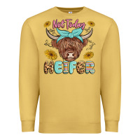 Antique Gold heifer Premium Sweatshirt - MaliasSmallBusiness