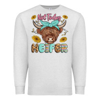 Oatmeal Heather heifer Premium Sweatshirt - MaliasSmallBusiness