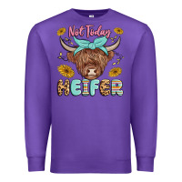 Purple heifer Premium Sweatshirt - MaliasSmallBusiness