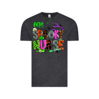 Vintage Black one spooky nurse Vintage Tee - Zillion Design Studio