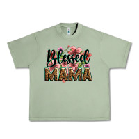 Oil Green flowers blessed mama Urban Heavy Tee - Zillion Design Studio