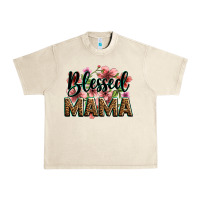 Sandshell flowers blessed mama Urban Heavy Tee - Zillion Design Studio