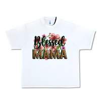 White flowers blessed mama Urban Heavy Tee - Zillion Design Studio