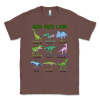 Chestnut god says i am dinosaurs Classic Tee - JahusDesignShop
