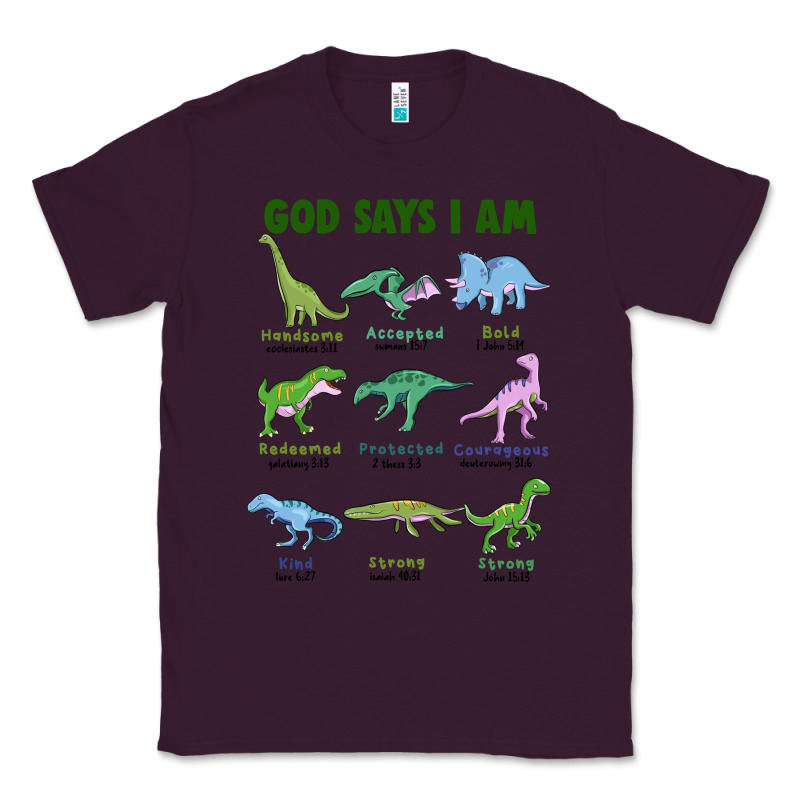 God Says I Am Dinosaurs Classic Tee by JahusDesignShop | Teevron