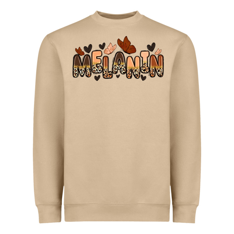 Melanin Butterfly Heavyweight Sweatshirt by Zillion Design Studio | Teevron