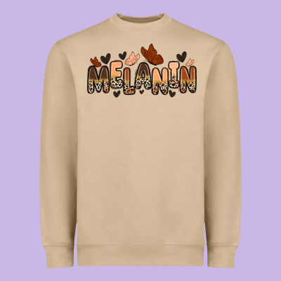 Heavyweight Sweatshirt melanin butterfly