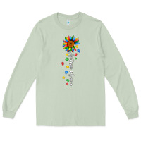 Matcha autism mama sunflower white Long Sleeve Tee - JahusDesignShop