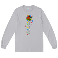 Moon Dust autism mama sunflower white Long Sleeve Tee - JahusDesignShop
