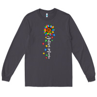 Smoke autism mama sunflower white Long Sleeve Tee - JahusDesignShop