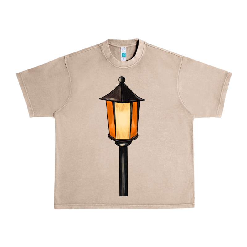 Street Lamp Urban Heavy Tee by BarkalooDesign | Teevron