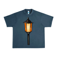 Midnight Navy street lamp Urban Heavy Tee - BarkalooDesign