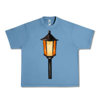Pebble Blue street lamp Urban Heavy Tee - BarkalooDesign