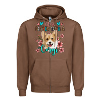 Chestnut life is better with a corgi Zipper Hoodie - Jasminsmagicworld