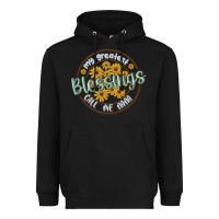 Black my greatest blessing call me nana Heavyweight Hoodie - MaliasSmallBusiness