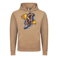 Vintage Coffee football lightning bolt Vintage Hoodie - Zillion Design Studio