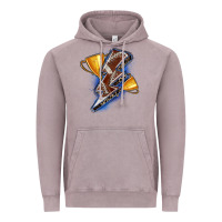 Vintage Zinc football lightning bolt Vintage Hoodie - Zillion Design Studio